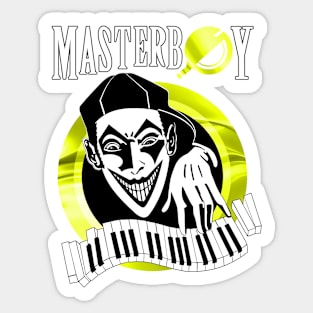 Masterboy - Dance 90's golden yellow collector edition Sticker